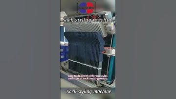 One-click styling of socks, saving time and effort!#socks #SockMachine #Smartfactory #Sizingmachine