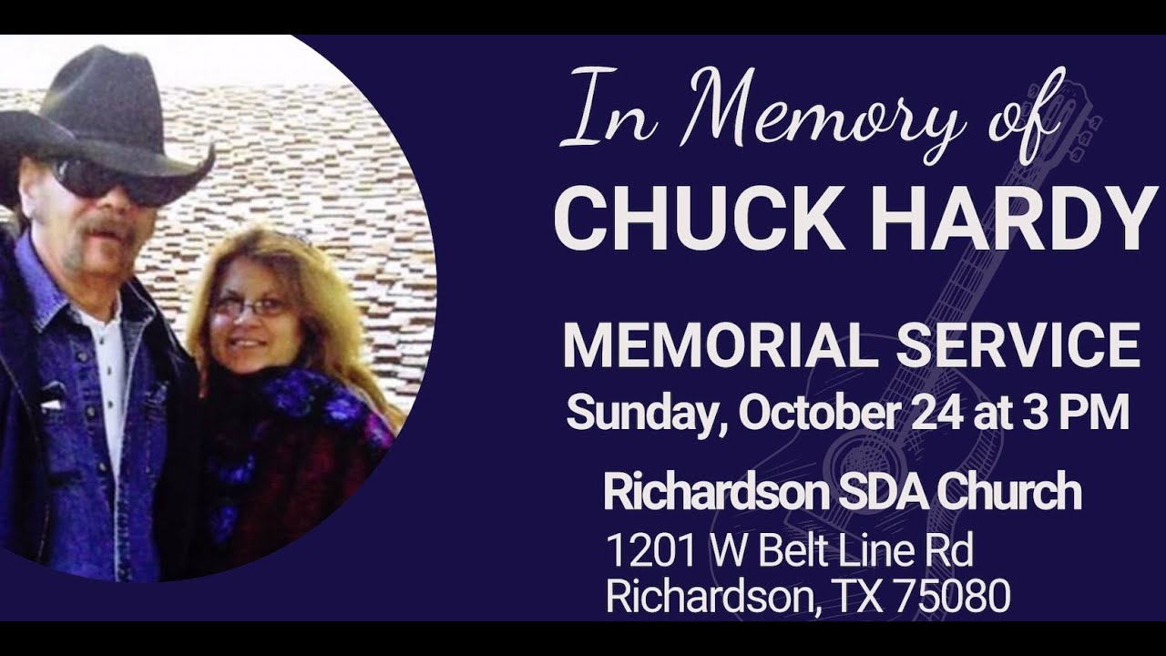 Chuck Hardy Memorial Service Youtube 