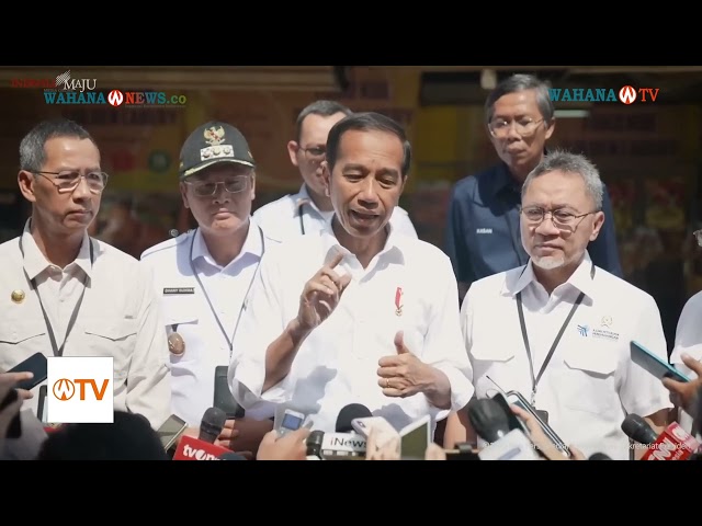 Jokowi Sebut Harga Bahan Pangan di Pasar Mengalami Penurunan, Harga Daging Naik