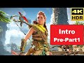 HORIZON FORBIDDEN WEST PS5 Walkthrough Gameplay Pre-Part1 Intro [4K HDR 60FPS] - No Commentary