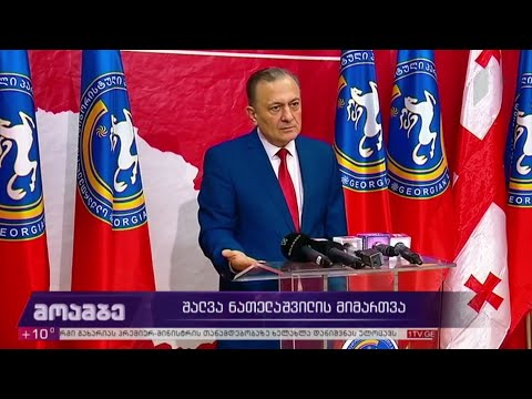 შალვა ნათელაშვილის მიმართვა