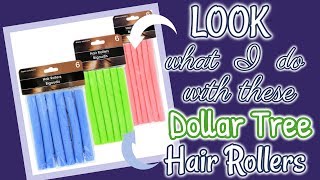 LOOK what I do with these Dollar Tree HAIR ROLLERS!!!!! QUICK and EASY Dollar Tree Diy