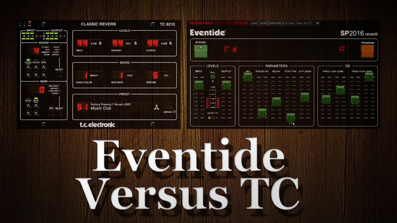 Eventide SP2016 vs TC8210 comparison