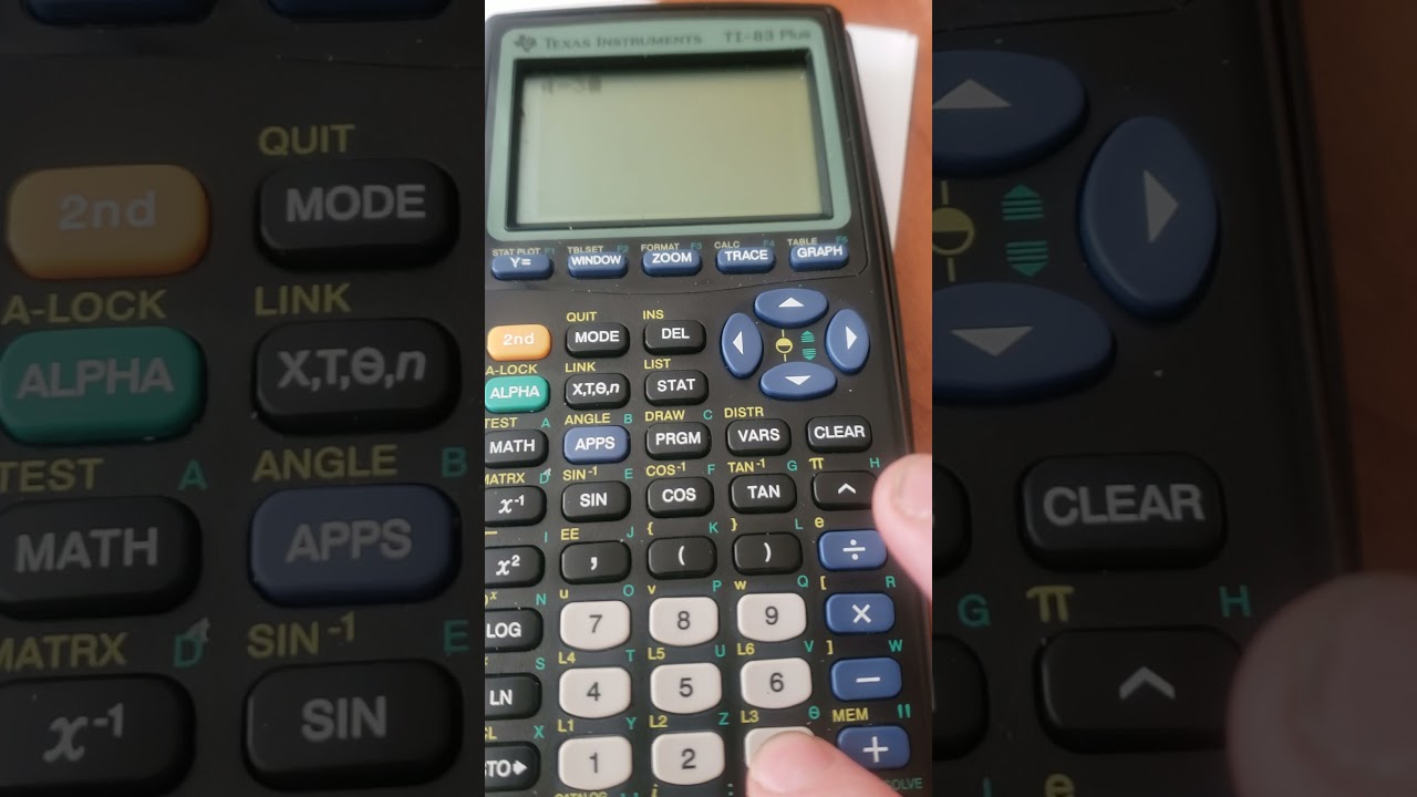 TI 83 phasor calculator YouTube