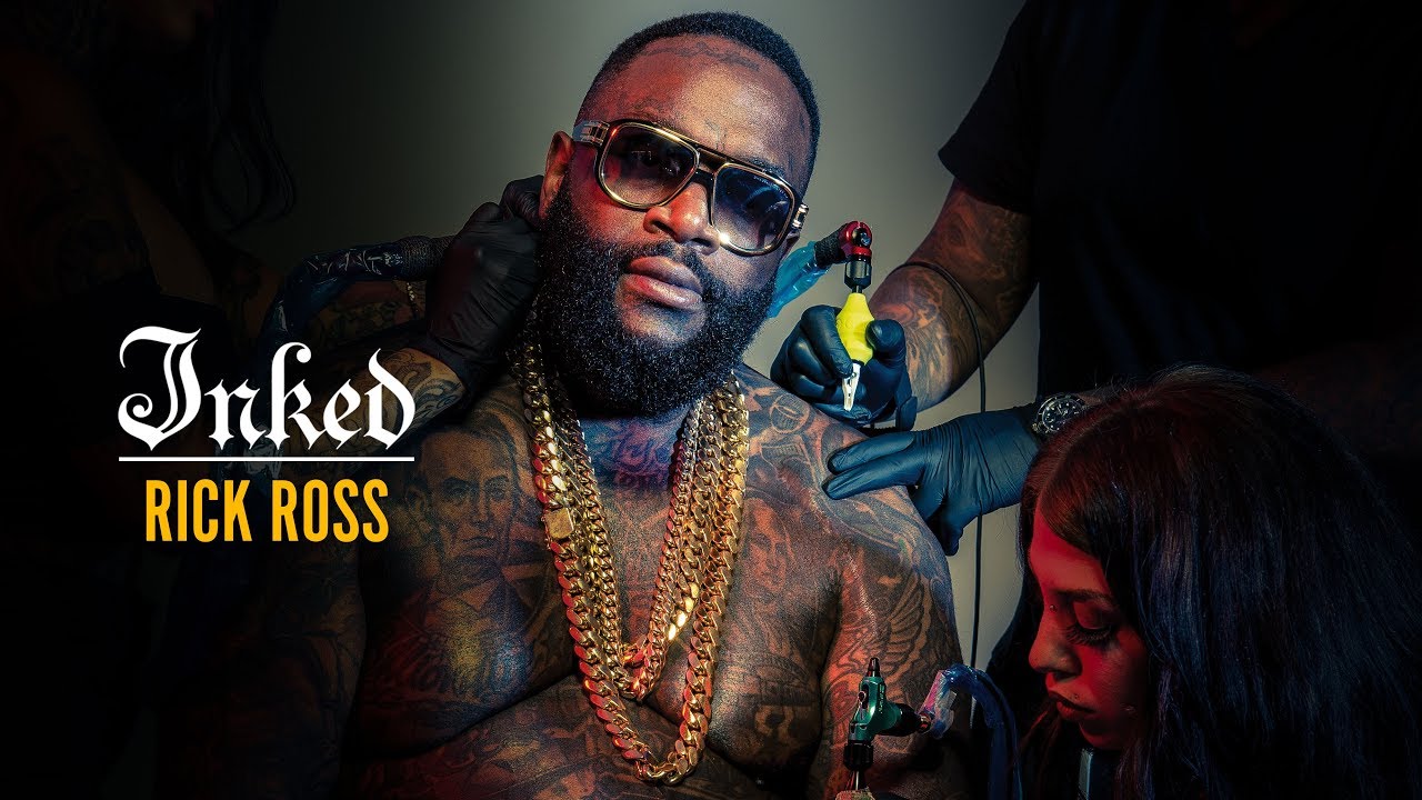 Rick Ross  Rick  Image 11 from Tattoos of the Week Face Tattoos  BET