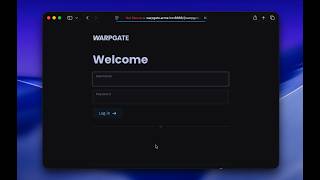 2-minute Warpgate setup & demo