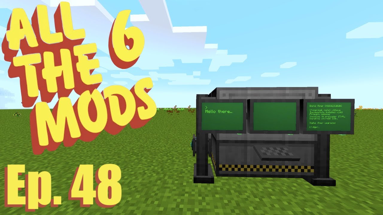 All The Mods 6 Ep. 48 - Quarry & Digital Miner! - YouTube