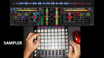Worlde Orca Pad48 LaunchPad on Virtual DJ Short Demo