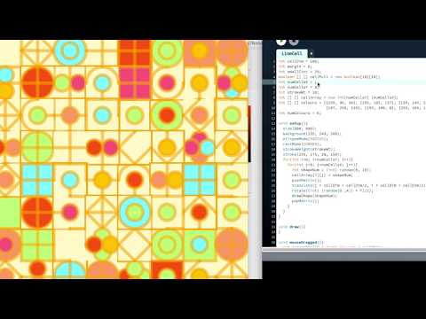 Java Art #69 LineCell【Processing】