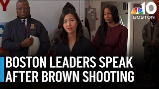 Boston students and leaders grapple with deadly Brown University shooting
