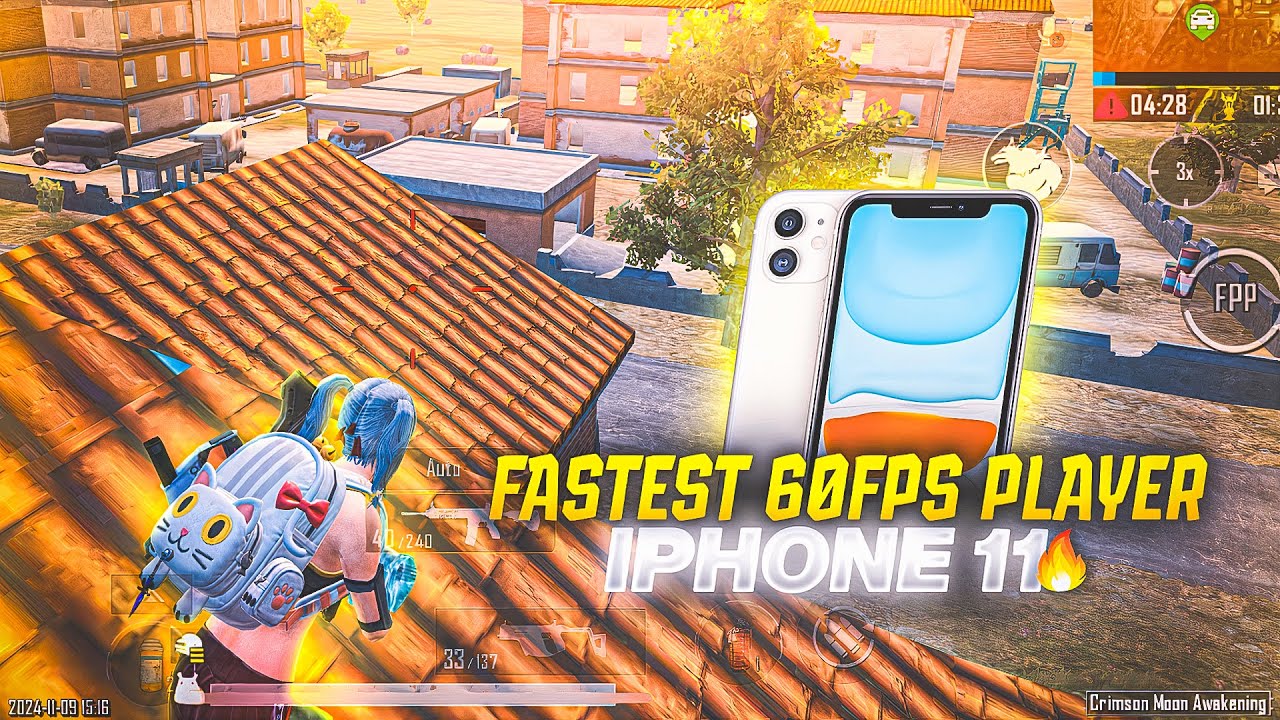 FASTEST 60 FPS PLAYER 🔱 | Dominator 15+ Star lobby | IPHONE 11 BGMI ...