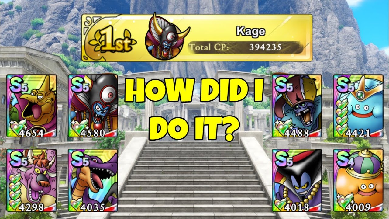 Dragon Quest Tact My CP Guide For Obtaining Rank 1 YouTube