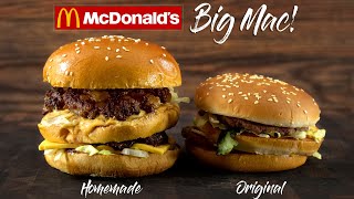 I made an insane McDonald's BIG MAC, so much BETTER!