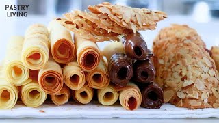 How To Make Tuiles | Cigarette Cookies | Almond Cookies