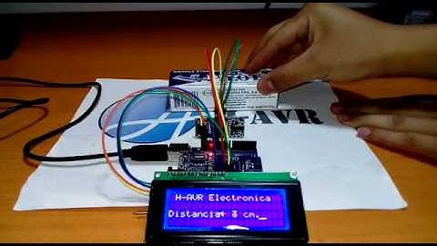 Sensor ultrasónico con Arduino Uno y LCD 20x4