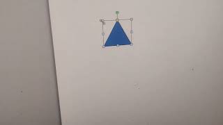 how to insert isosceles triangle in ms word