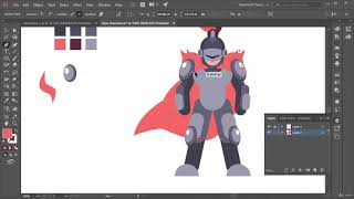 Learn Illustrator CC: Create a Vector Knight - learn Adobe Illustrator