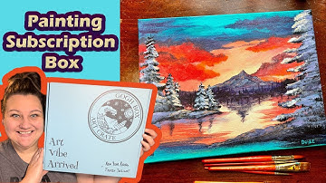 Gogh Box Art Crate Subscription- Painting Lessons In A Box!
