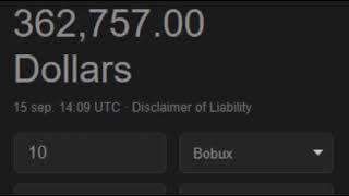 How much 10 bobux is worth