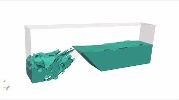 Dam Break Over a Prism - VoF - interFoam | OpenFOAM Tutorial |