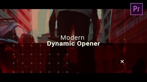 Modern Dynamic Opener | Premiere Pro Templates | Videohive