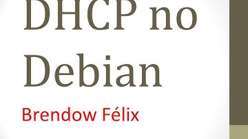 Configuração do DHCP no Linux Debian - 192.168.2.0/24