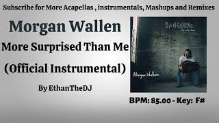 Morgan Wallen - More Surprised Than Me (Official Instrumental)