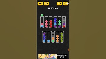 Ball sort puzzle level 104