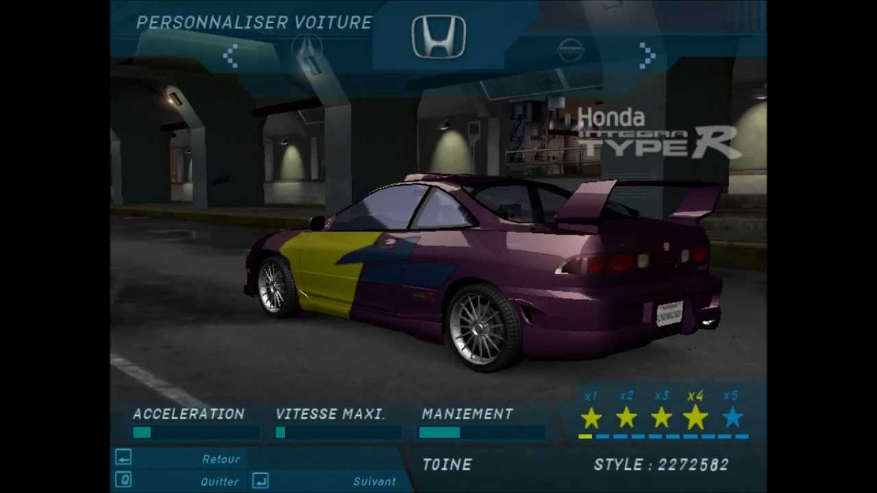 Honda nfs underground