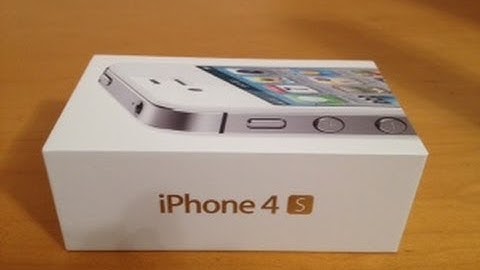 iPhone 4s Unboxing and Setup