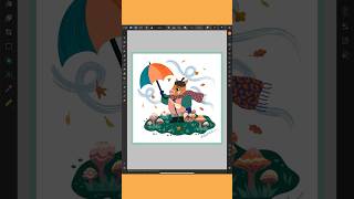 I turn my sketches into vector art for children’s picture books #affinitydesigner #illustration