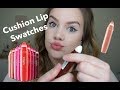 CUSHION LIPSTICKS?! | Revlon Kiss Cushion Lip Tints | SWATCHING EVERY SHADE!