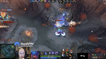 Topson watches 6-slotted AM get solo killed by dark seer
