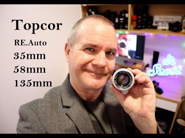 RE, AUTO Topcor - 35mm - 58mm - 135mm Lenses - YouTube