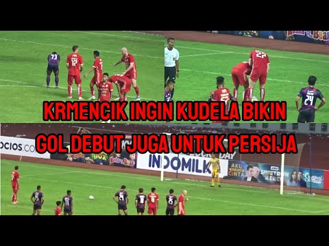 Momen Langsung Gol Penalti Ondrej Kudela | Persija vs RANS FC | Persija Jakarta Launching 2022/23