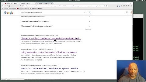 Start Podman Containers at boot