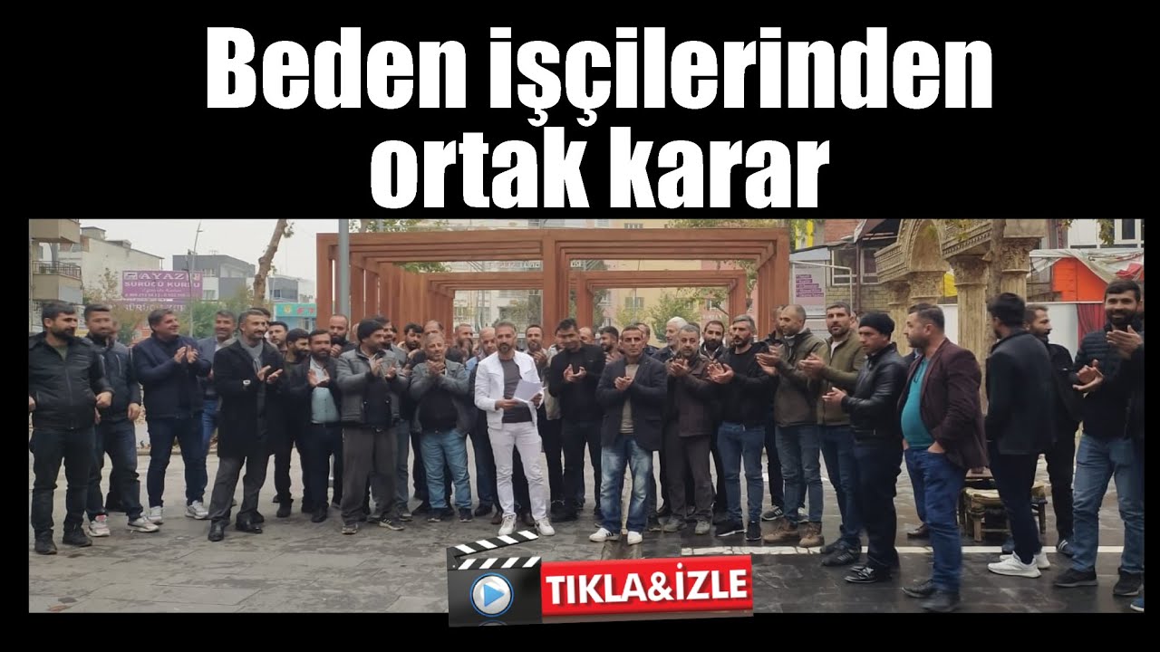 Beden iş&ccedil;ilerinden ortak karar