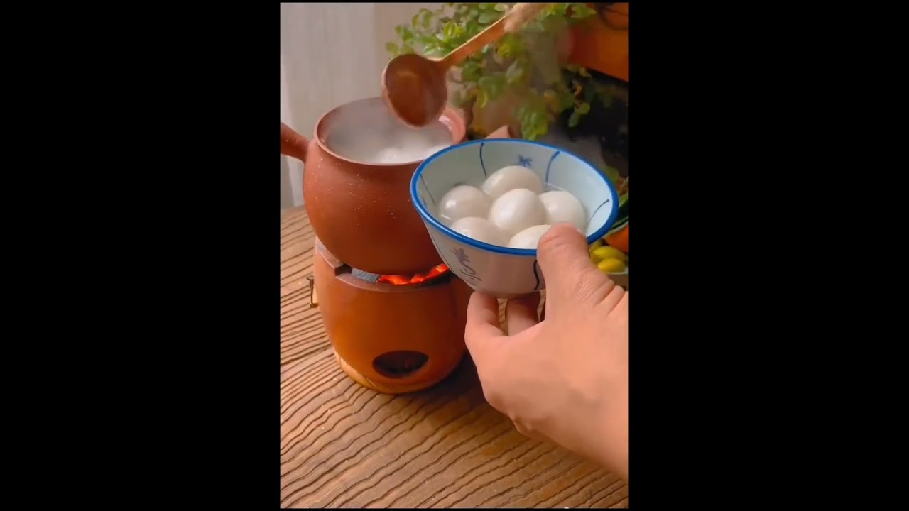 Eating Tangyuan is an important tradition for the Lantern Festival.