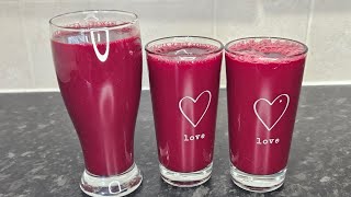 How to make beetroot juice for long life health benefits