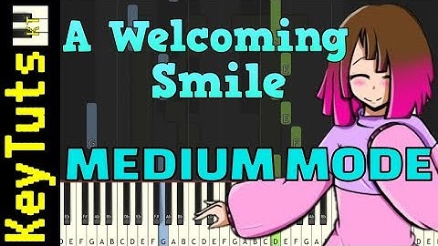 Learn to Play A Welcoming Smile from Glitchtale (Undertale AU) - Medium Mode