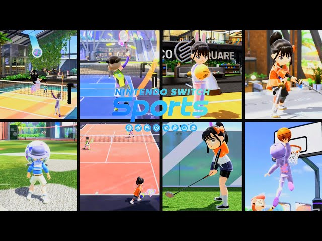 Nintendo Switch Sports | All Eight Game Mode - Including Golf