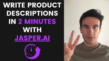 Using Jasper.ai to Write Product Descriptions in Under 2 Minutes (Tutorial)