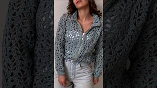 Casaco De Crochê Esta É Uma Inspiração. Gostou? Comente Aqui O Que Achou.