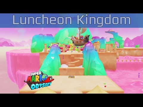 Super Mario Odyssey - Luncheon Kingdom Walkthrough [HD 1080P/60FPS]