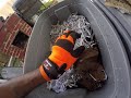 African night crawler worm bin 1 month Video #1