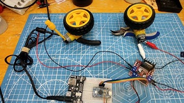 39 Arduino Pro Micro puente H para motor DC control de sentido de giro con L298N