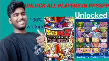 How to unlock all characters in dragon ball z tag team ||use cheat codes in PPSSPP  [with subtitles]
