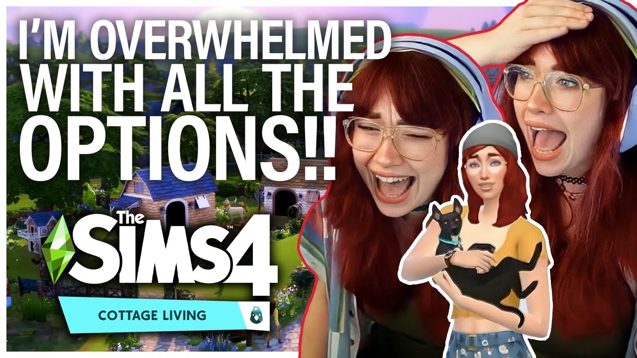 SIMS NOOB PLAYS COTTAGE LIVING || Laurel Plays The Sims 4