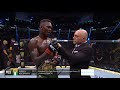 UFC 276: Исраэль Адесанья - Слова после боя