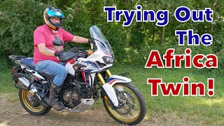 Trying Out My Cousin&#39;s Africa Twin and a Quick Update on the KLR650